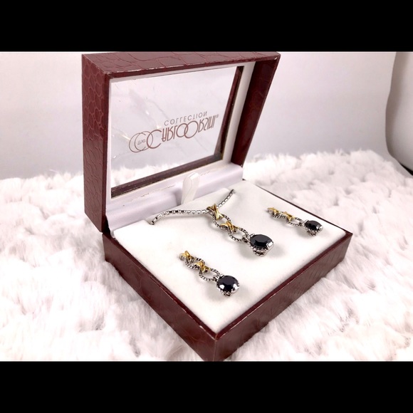 ✅🆕❤️2-tone X’s and O’s cut black crystals - Picture 4 of 7